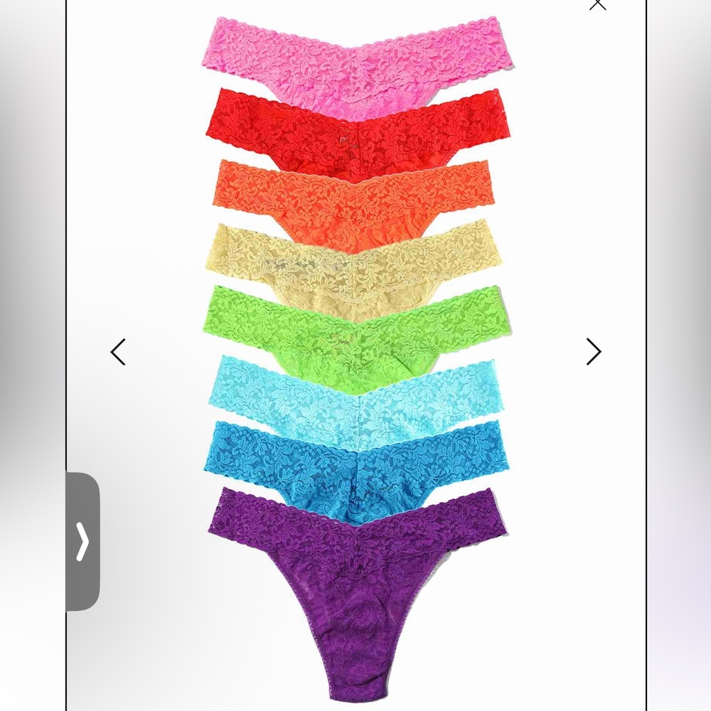 NWT Hanky Panky - 8 Pack Signature Lace low rise thong